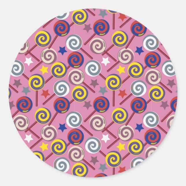 Adesivo Candy pattern | Lollies pattern | lollipop 7 (Frente)