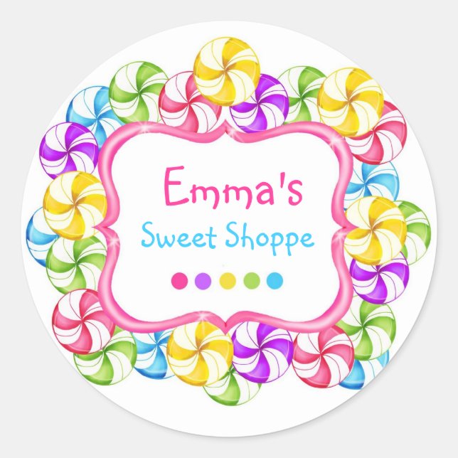 Adesivo Candy Shoppe Swirl Stickers (Frente)