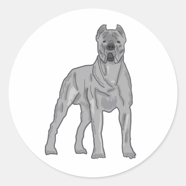 Adesivo Cane Corso (Frente)