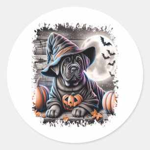 Adesivo Cane Corso Dog Halloween
