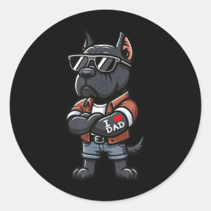 Adesivo Cane Corso Eu Adoro Tatuagem De Cachorro Engraçado