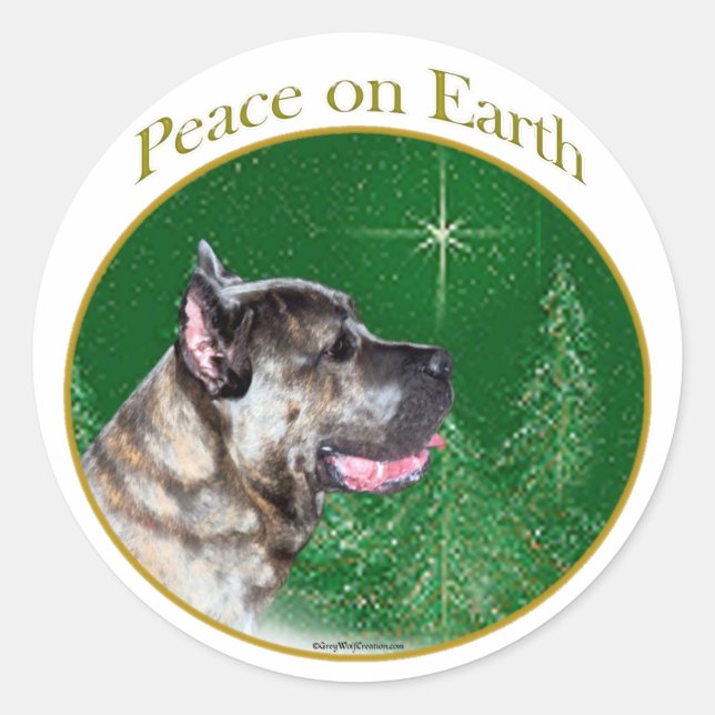 Adesivo Cane Corso Peace (Frente)