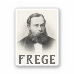 Adesivo Caneca de Café Gottlob Frege