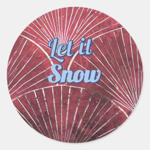 Adesivo Caneca Let it snow