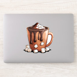 Adesivo Caneca Sonho de Chocolate Quente Vulcão