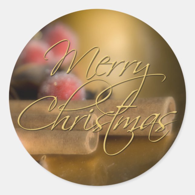 Adesivo Canela de Natal (Frente)