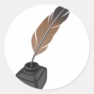 Adesivo Caneta de Quill