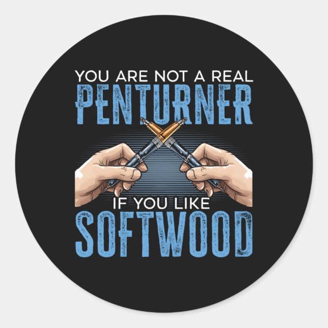 Adesivo Caneta girando Fazer de Caneta de trabalho de made (Frente)