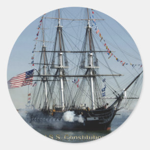 Adesivo Canhões do acendimento da constituição de USS