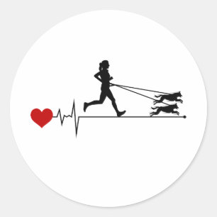 Adesivo Canicross Trail Runner Dog Sport Outdoor