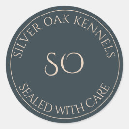 Adesivo Canil Oficial Silver Oak "Lacrado com Carinho" Sti
