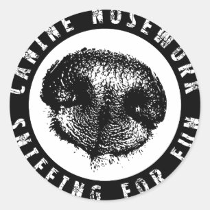 Adesivo Canine Nosework, Sniffing for Fun