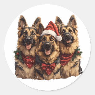 Adesivo Caninos de German shepherd de Natal