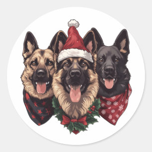 Adesivo Caninos de German shepherd de Natal
