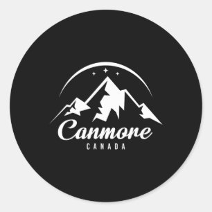 Adesivo Canmore Canada Ski Resort Skiting Snowboard