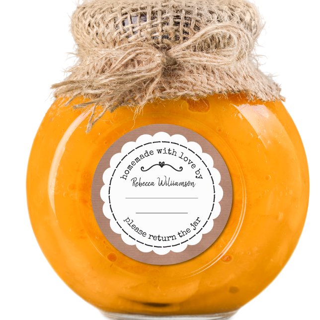 Adesivo Canning personalizada com emperramento | Homemada  (Criador carregado)