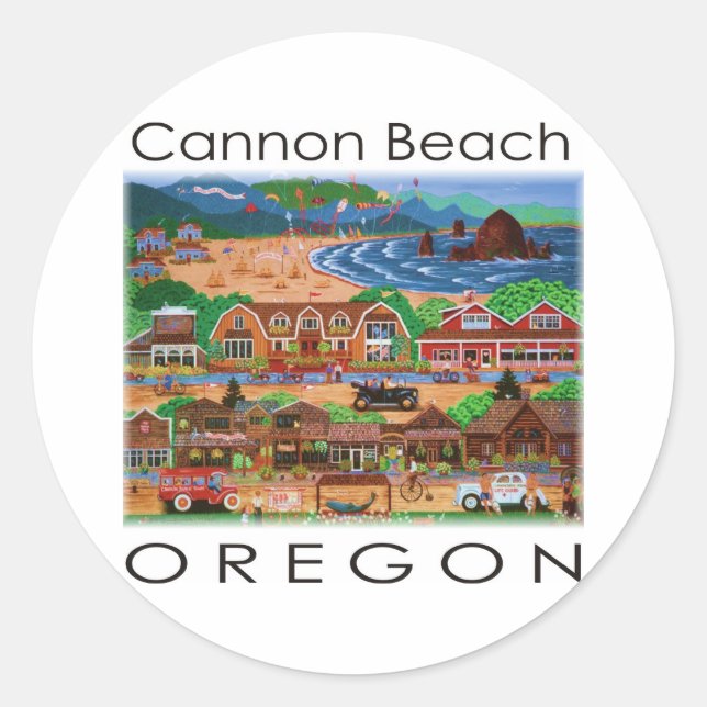 Adesivo Cannon Beach ~ Oregon (Frente)