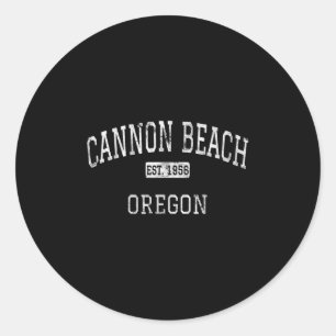 Adesivo Cannon Beach Oregon Ou Vintage