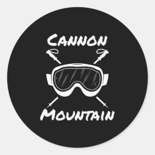 Adesivo Cannon Mountain Franconia Notch Esqui Esquiador Óc