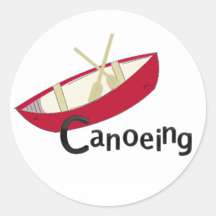 Adesivo Canoa Vermelha