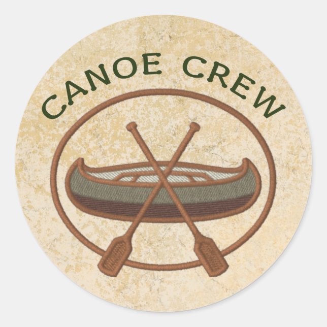 Adesivo Canoagem de Tripulação Canoeira (Frente)