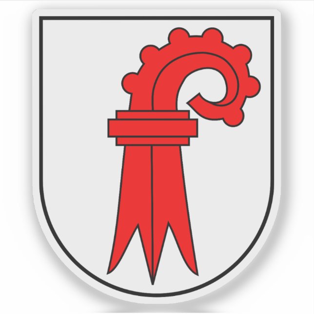 Adesivo Cantão de Basel-Landschaft emblem, Suiça (Frente)