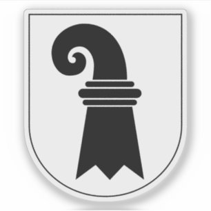 Adesivo Cantão de Basel-Stadt casaco de armas, Suiça