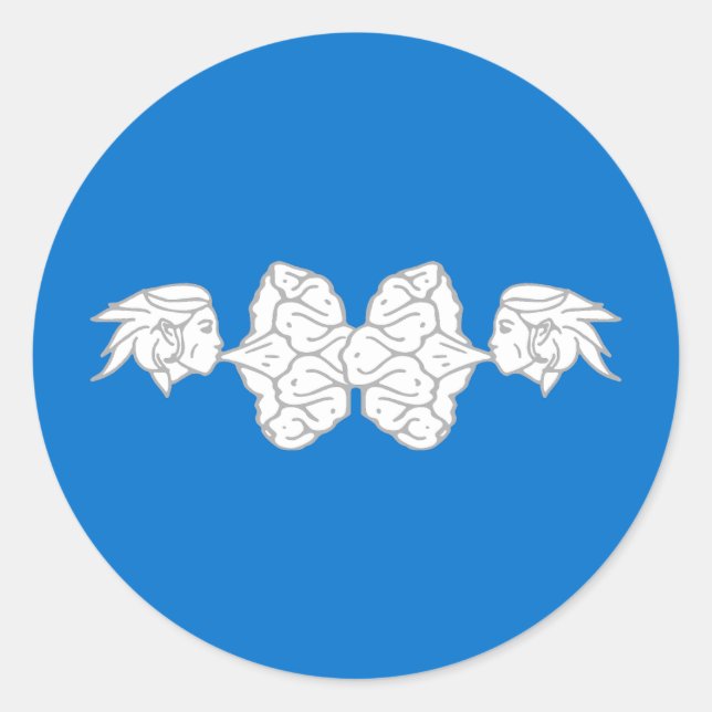 Adesivo Cantão de Elvegast Populace Crachá (Frente)