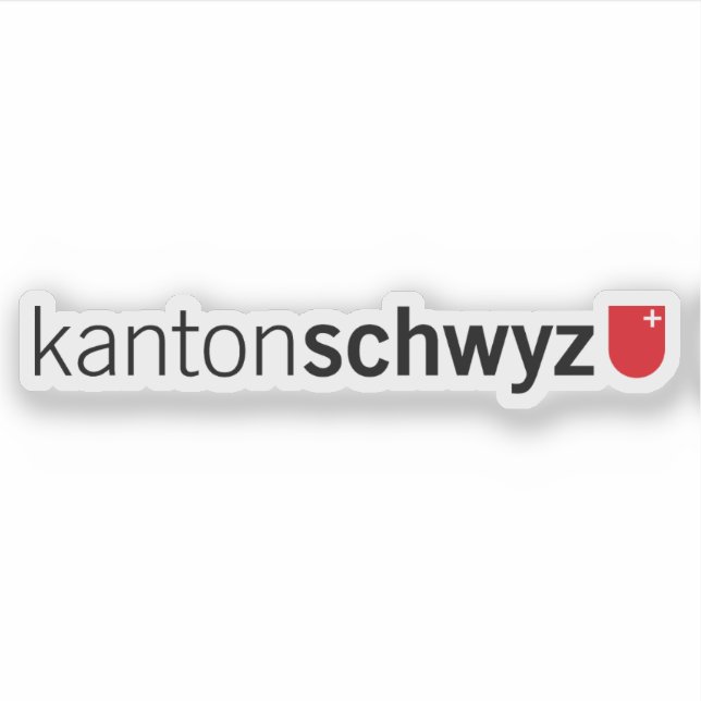 Adesivo Cantão de Schwyz, Suiça (Frente)
