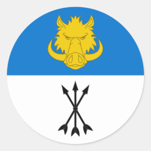 Adesivo Cantão de Vest Yorvik Populace Crachá