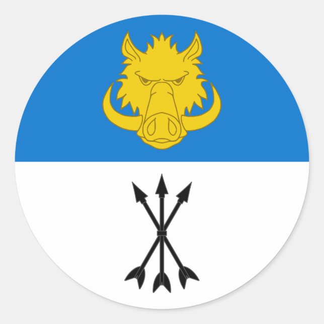 Adesivo Cantão de Vest Yorvik Populace Crachá (Frente)