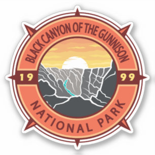 Adesivo Canyon Negro Do Parque Nacional De Gunnison