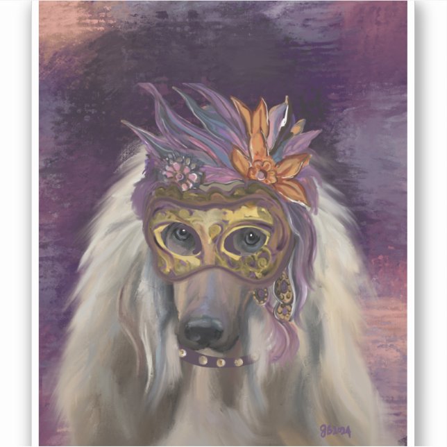 ADESIVO CÃO AFEGÃO (Frente)