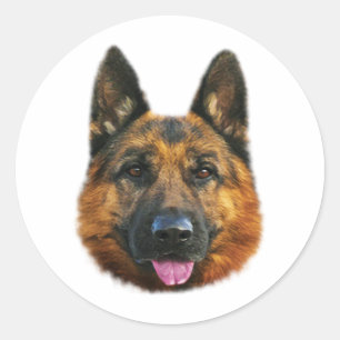 Adesivo Cão Alsaciano K-9 german shepherd