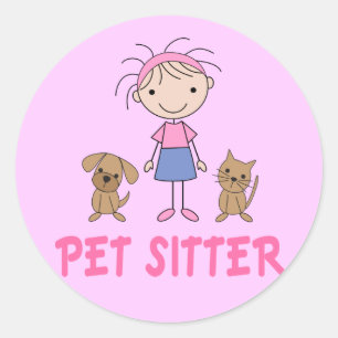 Adesivo Cão-Cachorro Ocupação Pet-Sitter