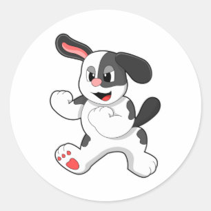 Adesivo Cão como Combatente