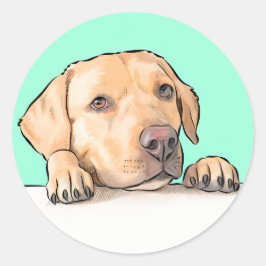 Adesivo Cão Curioso