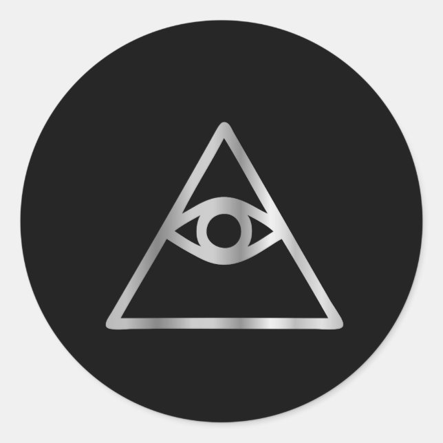 Adesivo Cao dai Eye of Providence - ícone religioso (Frente)