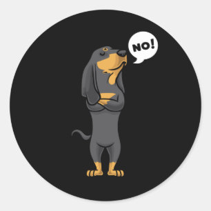 Adesivo Cão-de-bico-preto-e-bronco