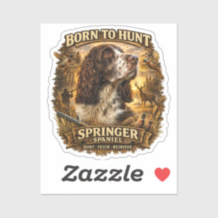 Adesivo Cão de Caça Springer Spaniel Inglês