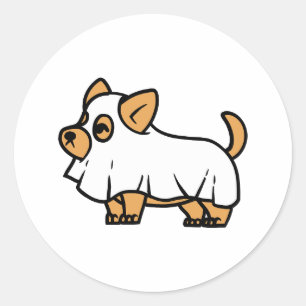 Adesivo Cão de Dia das Bruxas Spooky