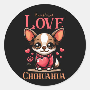 Adesivo cão de estimação chihuahua