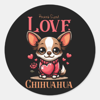 Adesivo cão de estimação chihuahua