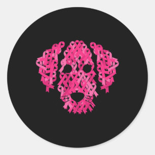 Adesivo Cão de Fita Consciência do Cancer da Mama Inspirac