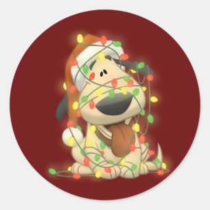 Adesivo Cão de Natal