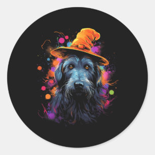 Adesivo Cão-de-porco irlandês Wolfhound Halloween