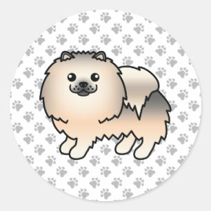 Adesivo Cão e patas de cartoon-de-coleira-aranha