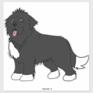 Adesivo Cão grande Irish Spot Newfoundland