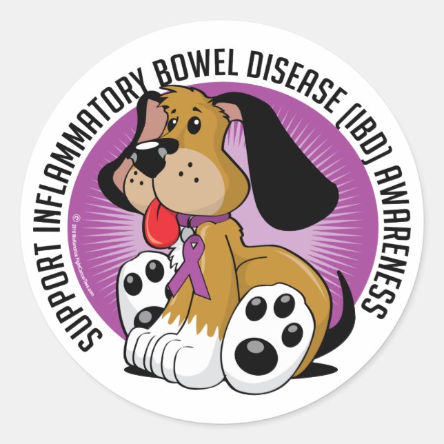Adesivo Cão IBD (Frente)