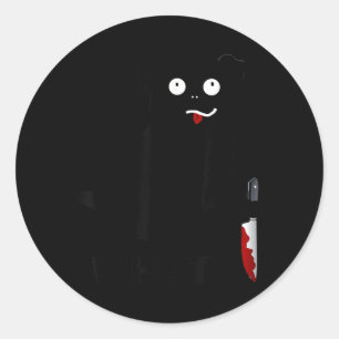Adesivo Cão O Que_ Engraçado Pug Preto Camiseta Pug Assass